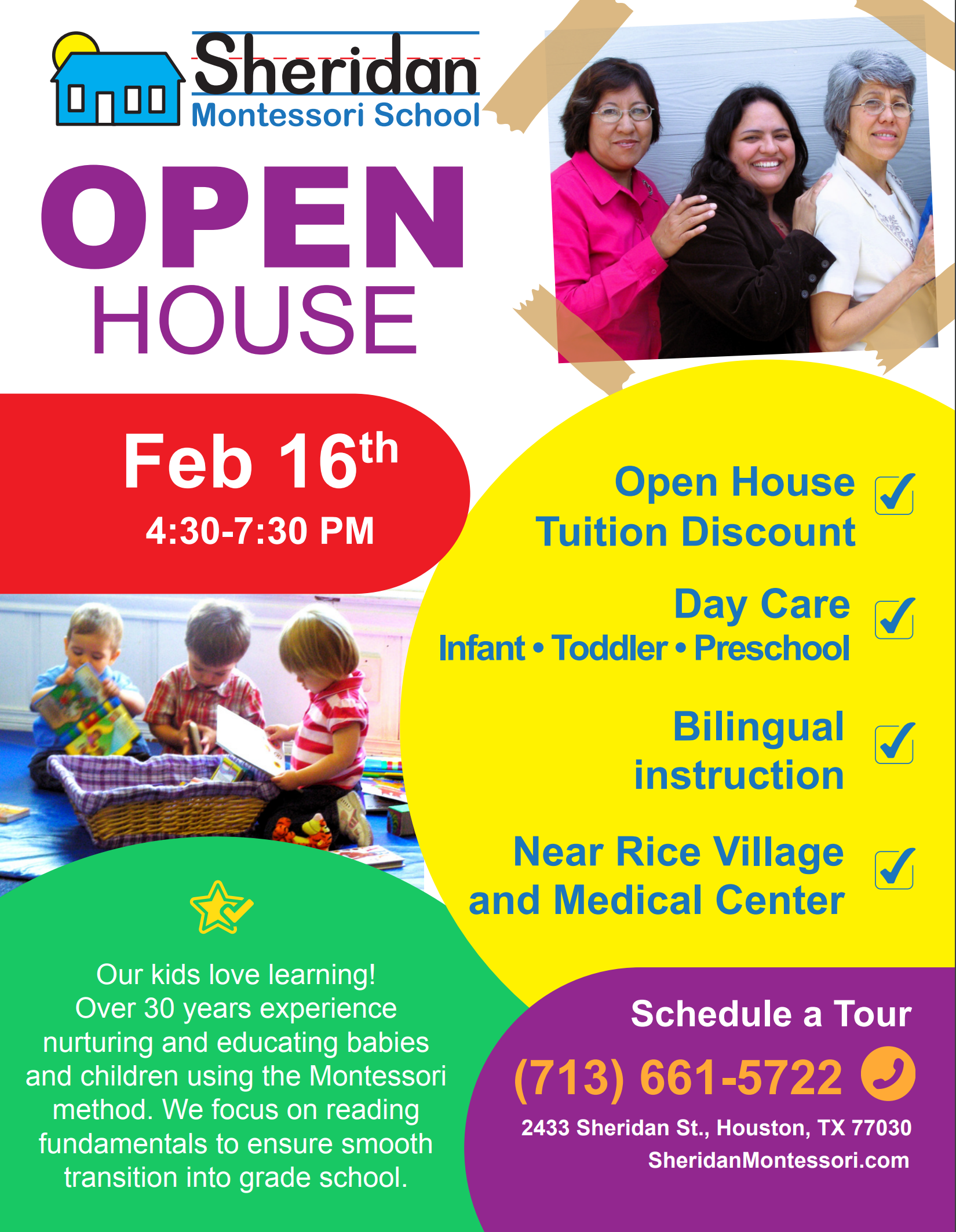 Daycare Open House February 16, 2024